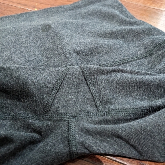 Lululemon Wunder Under Pant (Hi-Rise) Heathered Black - Picture 12 of 13